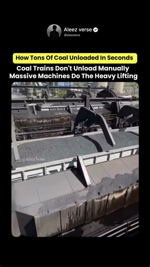 how tons of coal unloaded in second s#aleezverse #facts #shorts