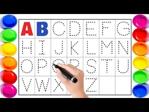 A for Apple B for Boll | abc Alphabet letters 🔤 | learn kids Educational video 📹