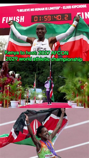 Congratulations Kenya has won the historic bid to host the 2029 World Athletics Championships in Nairobi, making it the first African country to ever stage the premier global track and field event and also 2027 Kenya will be hosting AFCON #kenyahoststheworld #worldathleticschampionships #kenyantiktok🇰🇪 #nairobitiktokers #world @State House Kenya
