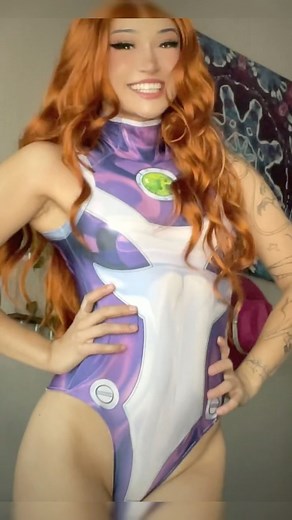 Jane Beeb on Instagram: "the alien princess in my alien attire #cosplay #teentitans #starfire"