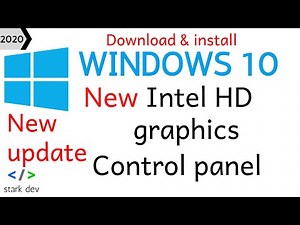 intel hd graphics command center 2020 | how to get intel hd graphics control panel on windows 10