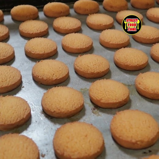 Hyderabad famous Osmania Biscuits Making Process Step by Step | Osmania Biscuit Recipe #osmaniabiscuits #famous #bulk #food #indianfood #indianstreetfood #streetfood #making #recipes | Street Food Zone