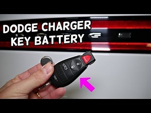 DODGE CHARGER KEY FOB BATTERY REPLACEMENT. KEY NOT WORKING, NOT LOCKING UNLOCKING FIX