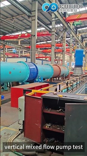 Vertical Mixed Flow Pump Testing
