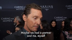 WATCH: WATCH: Matthew McConaughey praises the 'wonderful women' in his life