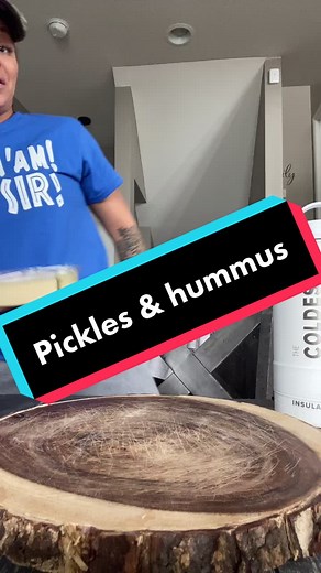 pickles & hummus #picklelady