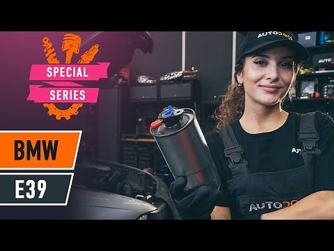 How to change fuel filter BMW E39 Touring [TUTORIAL AUTODOC]