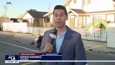 Domestic dispute led to hit-and-run crash in Covina: Police