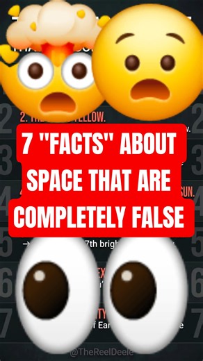 7 "Facts" About Space That Are Completely False #SpaceMyths #Debunked