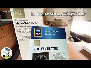 ALDI LÜFTER 2020 im Wohnmobil? - Wir testen ihn