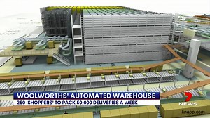 41K views · 187 reactions | Robots will rule at a high tech automated warehouse that Woolworths is planning to build at Auburn. The $100 million building will also employ 250 personal shoppers, together dispatching 50,000 deliveries a week to homes across Western Sydney. www.7NEWS.com.au 7NEWS at 6pm. #Auburn #7NEWS | 7NEWS Sydney | Facebook