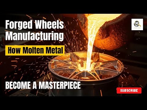Molten Metal Turns Into Forged Wheels Inside a Massive Factory