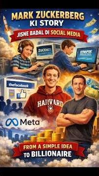 The Genius Behind Facebook | Mark Zuckerberg Story #shorts #markzuckerberg #facebook #motivation