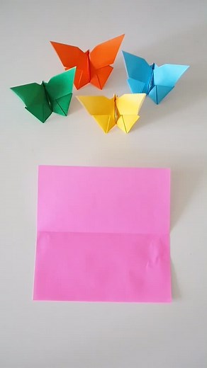 DIY Origami Butterfly Tutorial with Square Paper