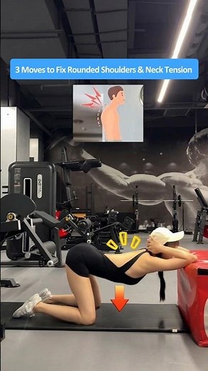 3 Home Exercises to Fix Rounded Shoulders, Neck Pain and Improve Thoracic Spine Mobility