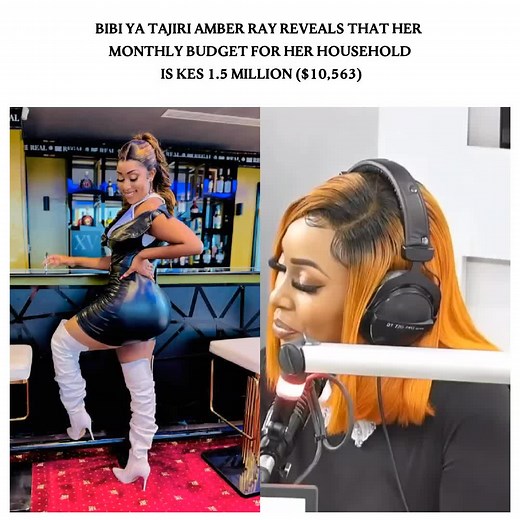 Bibi ya Tajiri Amber Ray reveals that her monthly budget for her household is Kes 1.5 million ($10,563)@𝐍𝐀𝐈𝐑𝐎𝐁𝐈_𝐉𝐔𝐈𝐂𝐄 @𝐍𝐀𝐈𝐑𝐎𝐁𝐈_𝐉𝐔𝐈𝐂𝐄 @𝐍𝐀𝐈𝐑𝐎𝐁𝐈_𝐉𝐔𝐈𝐂𝐄 🎥 Radio47 #nairobijuice #kenyans #trendingkenya #trendingkenya🇰🇪 #amberray