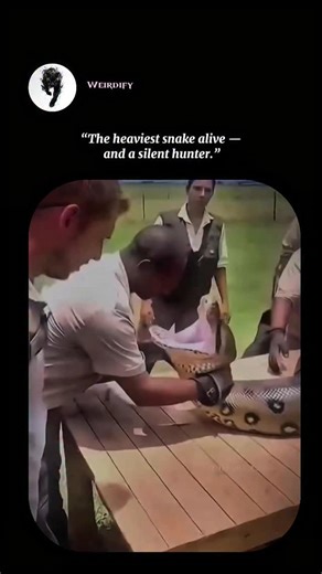 Weirdify on Instagram: "The Green Anaconda (Eunectes murinus) is known as the heaviest snake on the planet and is also among the longest snake species ever recorded. These massive reptiles inhabit the swamps, marshlands, and slow-flowing rivers of South America’s Amazon and Orinoco regions and belong to the boa family. Although the Reticulated Python holds the record for maximum length, the Green Anaconda surpasses all others in thickness and body mass, with some individuals weighing more than 2