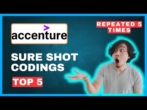 #Top5 Coding Questions 😲 | Accenture Assessment Test 2025 | UBK Anna