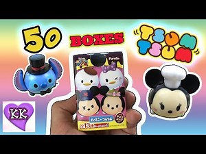 Disney Tsum Tsum Furuta Chocolate Eggs unboxing with KK