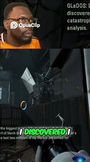She Remembers Everything I Did 😳 | Portal 2 #Portal2 #GLaDOS #GamingShorts #SciFiGames #playthrough