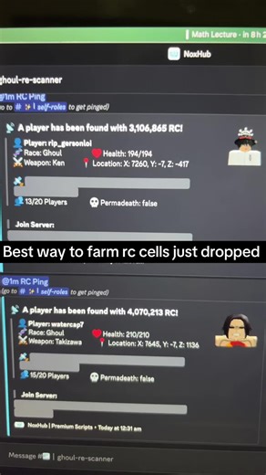Yall not ready for this rc player sniper #freescripts #ghoul #ghoulre #rc #rcfarm #scripts #rcfarm #cheate #roblox