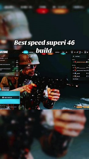 Best speed superi 46 build in warzone #callofduty #playstation #Warzone #bo6