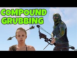 RUST | FUNNY COMPOUND BOW GRUBBING!