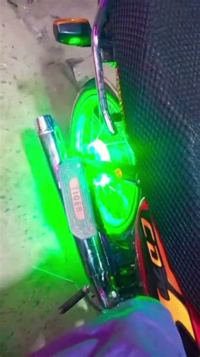new bike 2025 model light install LED light instal multi colour
