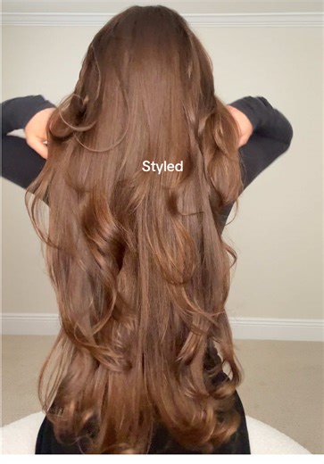 Me 🤝 my haircare routine #hair #hairtok #hairstyle #hairtutorial #longhair