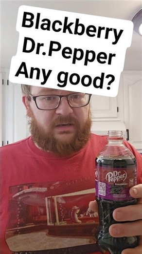 blackberry Dr.Pepper #sommelier #soda #drink #carbonateddrink #drpepper #sodapop #tastetest