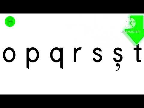 Romanian Alphabet Song/Cântec Cu Alfabetul Românesc