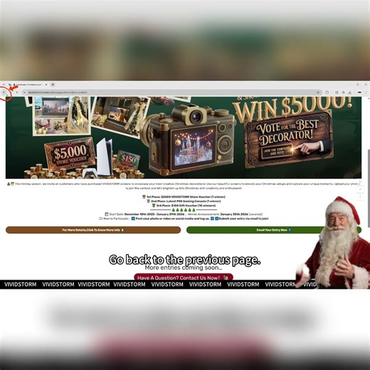 Share Your Magical #VIVIDSTORM #Christmas Home & Enter to Win $5000! 🎄💫