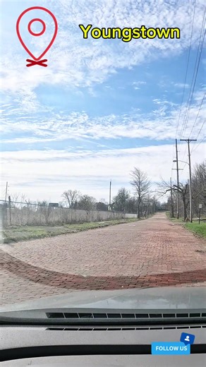 Youngstown’s brick streets #youngstown #ohio #drive #youngstownohio #citylife