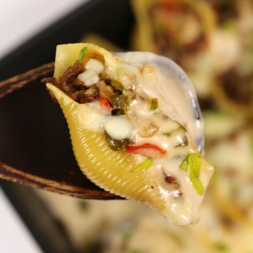 Philly Cheesesteak Stuffed Shells