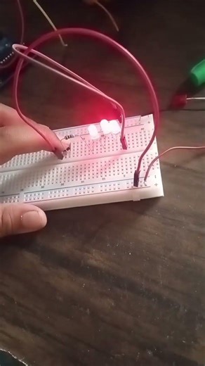 # how to glow 3 led using push button#arduino #
