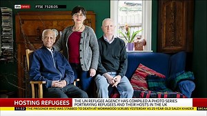 52K views · 115 reactions | The UN refugee agency has compiled a series of photos portraying refugees and their hosts in the UK. Photographer Aubrey Wade and refugee host Hilary Parle speak about their experience. | Sky News | Facebook