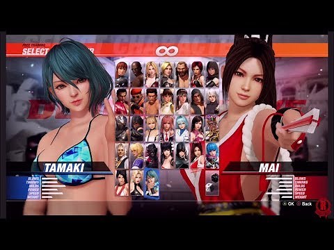 Dead Or Alive 6 - All Characters + DLC (Tamaki) *Updated* [1080p 60fps]