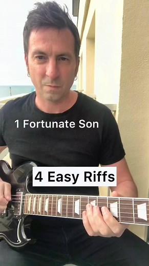 316K views · 3K reactions | 4 Easy Guitar Riffs with Tabs #guitartabs #guitarbeginner #easyguitartutorial #guitarchallenge #learnontiktok #howto #fyp | 1 jour 1 riff | Facebook