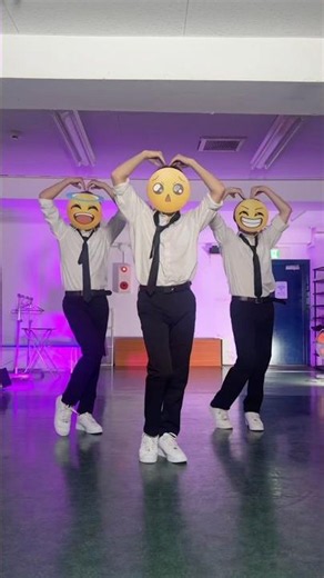 😏顔文字隊、今日はアイドルになりました。推すなら誰✌️✨？😏😁🥺😇