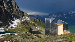 Running brand On creates zero-impact mountain hut in Swiss Alps