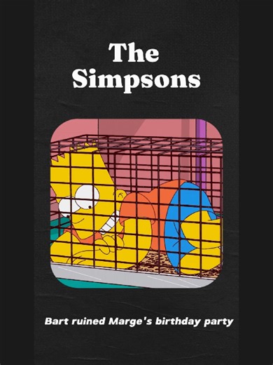 Bart ruined Marge's birthday party#fyp #fypシ #thesimpsons #cartoon #us | the simpson