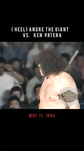 6.1K views · 120 reactions | (Heel) Andre the Giant vs. Ken Patera (1984 05 11) | Usapang Wrestling TV | Facebook