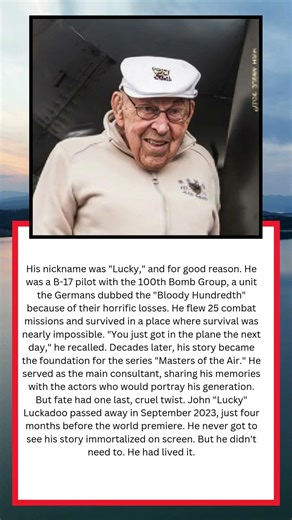 They Called Him “Lucky” — But Fate Had One Final Mission for Him