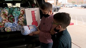 Kids collect hundreds of blankets to donate to hospital patients