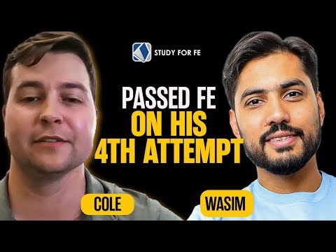 How Cole Finally Passed the FE Electrical Exam After Multiple Attempts