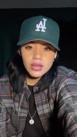Unique Style with Green Cap and Plaid Shirt