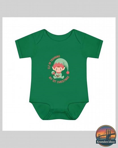 Onesie Baby Bodysuit My First Christmas Infant