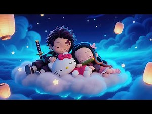Fall Asleep in 3 Minutes & Calm Anxiety 😴 | With Tanjiro, Nezuko (Demon Slayer) & Hello Kitty 💤