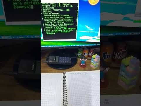 Me writing in Tora language AGAIN! [Kana - Kanji - Tolkien - LOTR - Quenya - Japanese - Elvish]