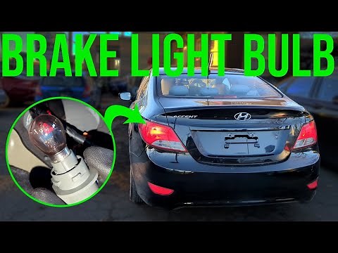 How to Replace Brake Light Bulb - Hyundai Accent Sedan (2012-2017)
